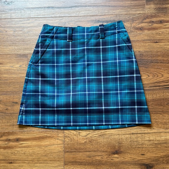 Nike Pants - Nike Dri-Fit Women’s Performance Tour Plaid Tartan Golf Skort Size 2